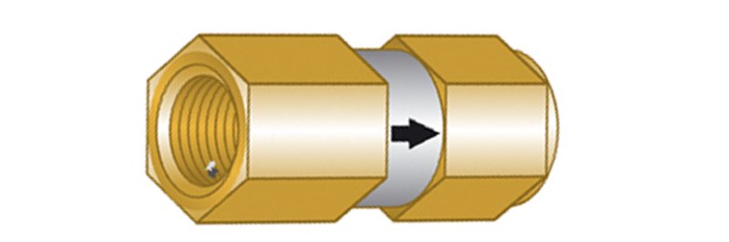 Rückschlagventil 130 bar Messing R3/8"