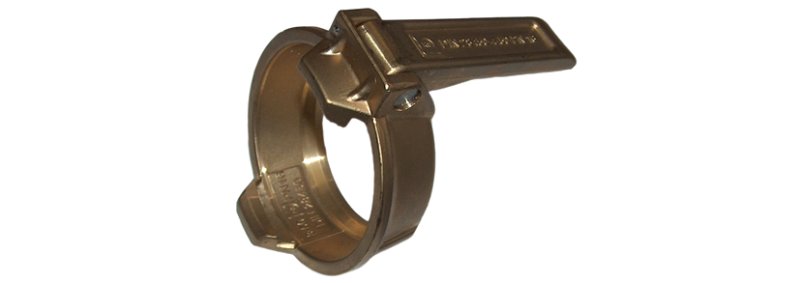 Spannring mit Hebel 2"; NW 50
