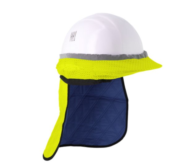 COOLNECK, kühlender UV Nackensfür Baustellenhelm,