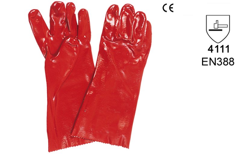 Gants en PVC UETLI 27 cm, taille standa