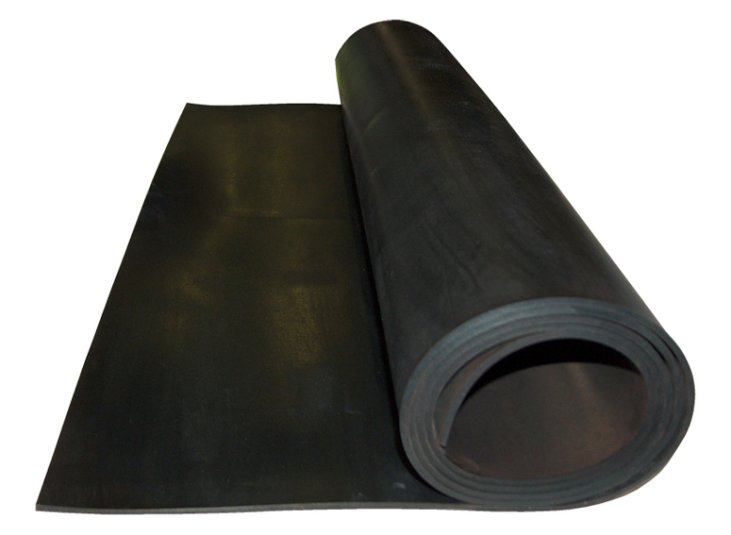 Kunstgummiplatten NEOPRENE    CR-SBR, schwarz