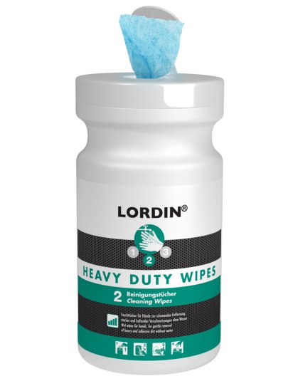 LORDIN HEAVY DUTY WIPES       Chiffons de nettoyag